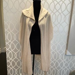 White+Warren Hooded Cashmere Wrap